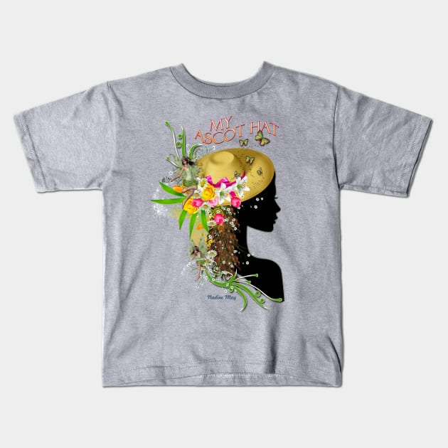 My Ascot hat Kids T-Shirt by Just Kidding by Nadine May